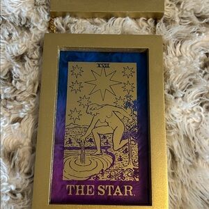 Elegant Gold and Purple Tarot Wall Art